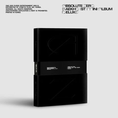 Альбом BAEKHO - Absolute Zero 1st Mini Album DELUXE Version