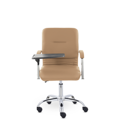 Кресло Самба Люкс GTP СН soft S-0426 (светло-коричневый) со столиком