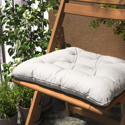 IKEA KUDDARNA  (ИКЕА КУДДАРНА)  -  Подушка для кресла, сад, светло-серо-бежевый, 44x44 см