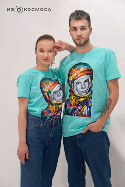 Футболка  "Гагарин by Veisbrut"