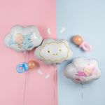 Шар (26''/66 см) Фигура, Малыш в облаках, 1 шт. в уп.