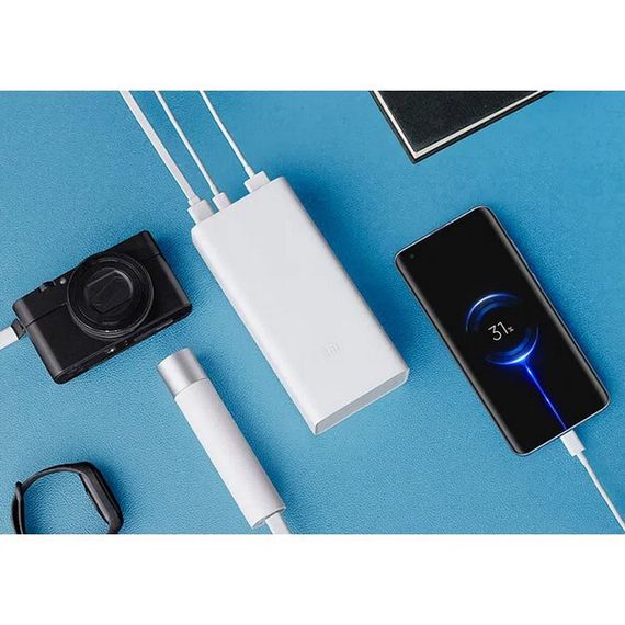 Внешний аккумулятор Xiaomi Mi Power Bank 3 30000 mAh (PB3018ZM) White