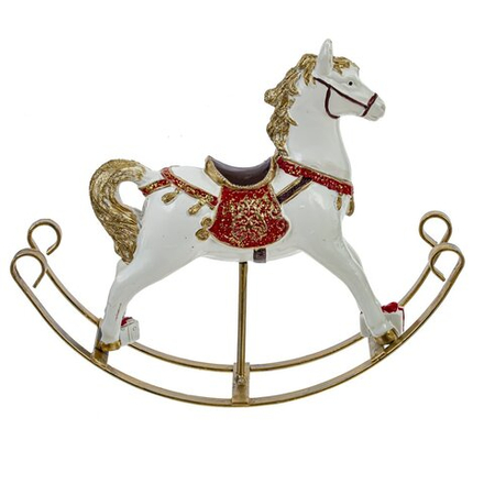 GAEM Фигурка декоративная "Лошадка-качалка", L22 W5 H16 см