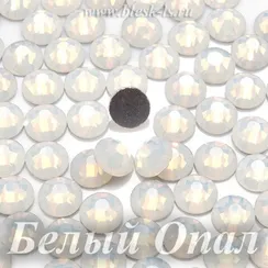 ЛС Стразы холодной фиксации, Белый Опал