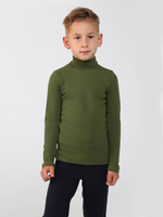 Водолазка для мальчиков "Школа-7" хаки, р.128 (Ивашка)