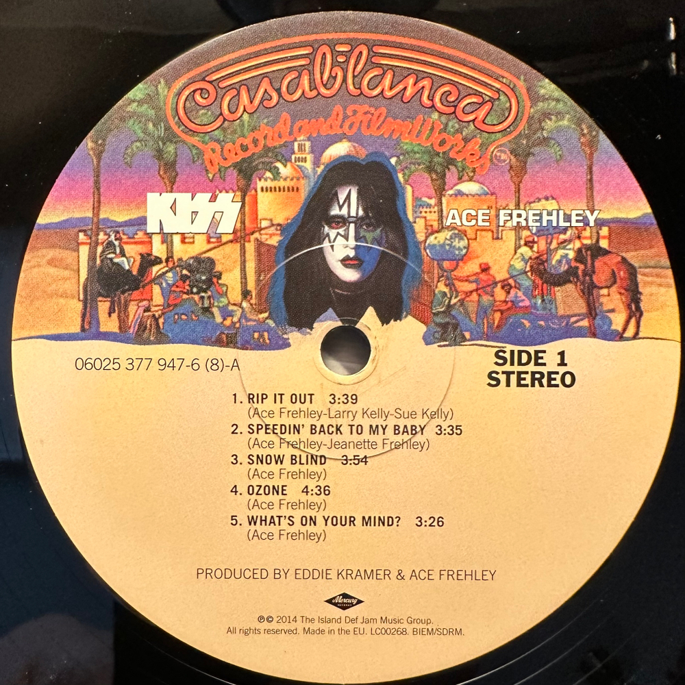 Kiss, Ace Frehley - Ace Frehley (Европа 2014г.)