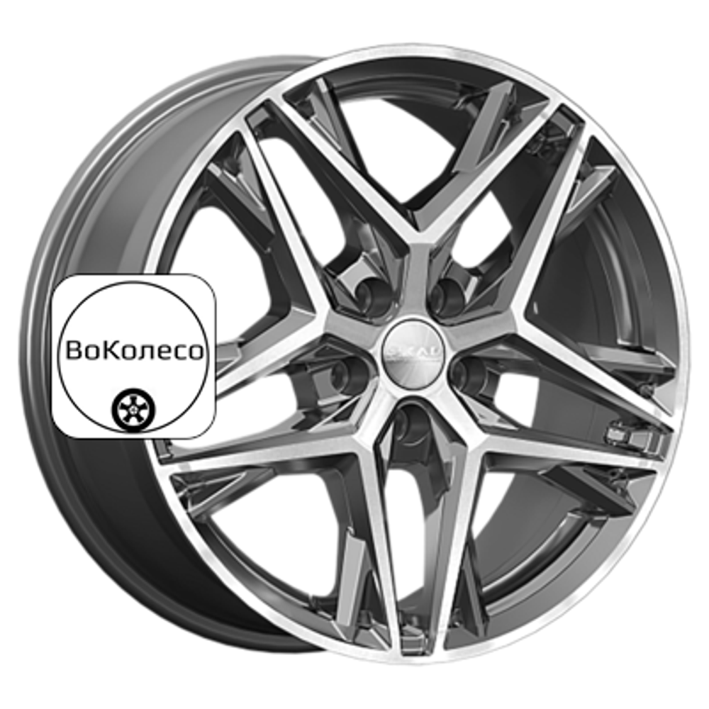 8x18/5x120 ET45 D65,1 Челси (КЛ1100) Алмаз графит СКАД