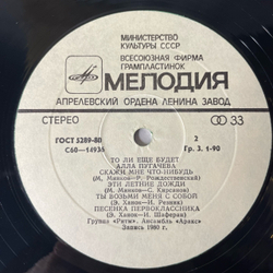Винтажная виниловая пластинка LP Алла Пугачёва То Ли Ещё Будет (СССР 1980) Ты Не Стал Судьбой