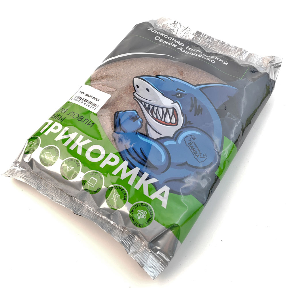 Прикорм "ТИГРОВЫЙ ОРЕХ" (Рыболовная банда), 800г