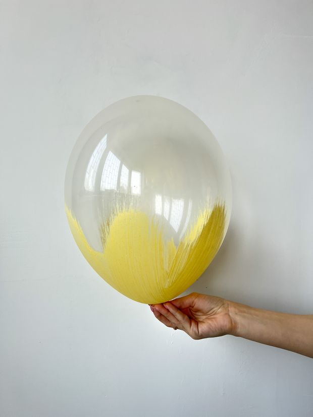 Шар Браш 30 см желтый (БГ-17)