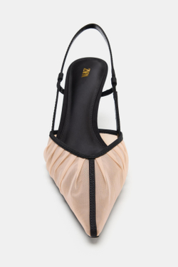 ZARA ТУФЛИ ИЗ СЕТЧАТОЙ ТКАНИ, РАЗНОЦВЕТНЫЙ