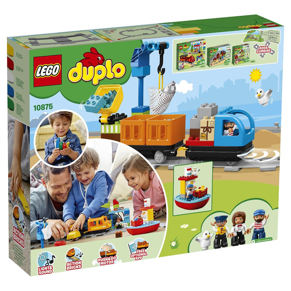 LEGO Duplo: Грузовой поезд 10875 — Cargo Train — Лего Дупло