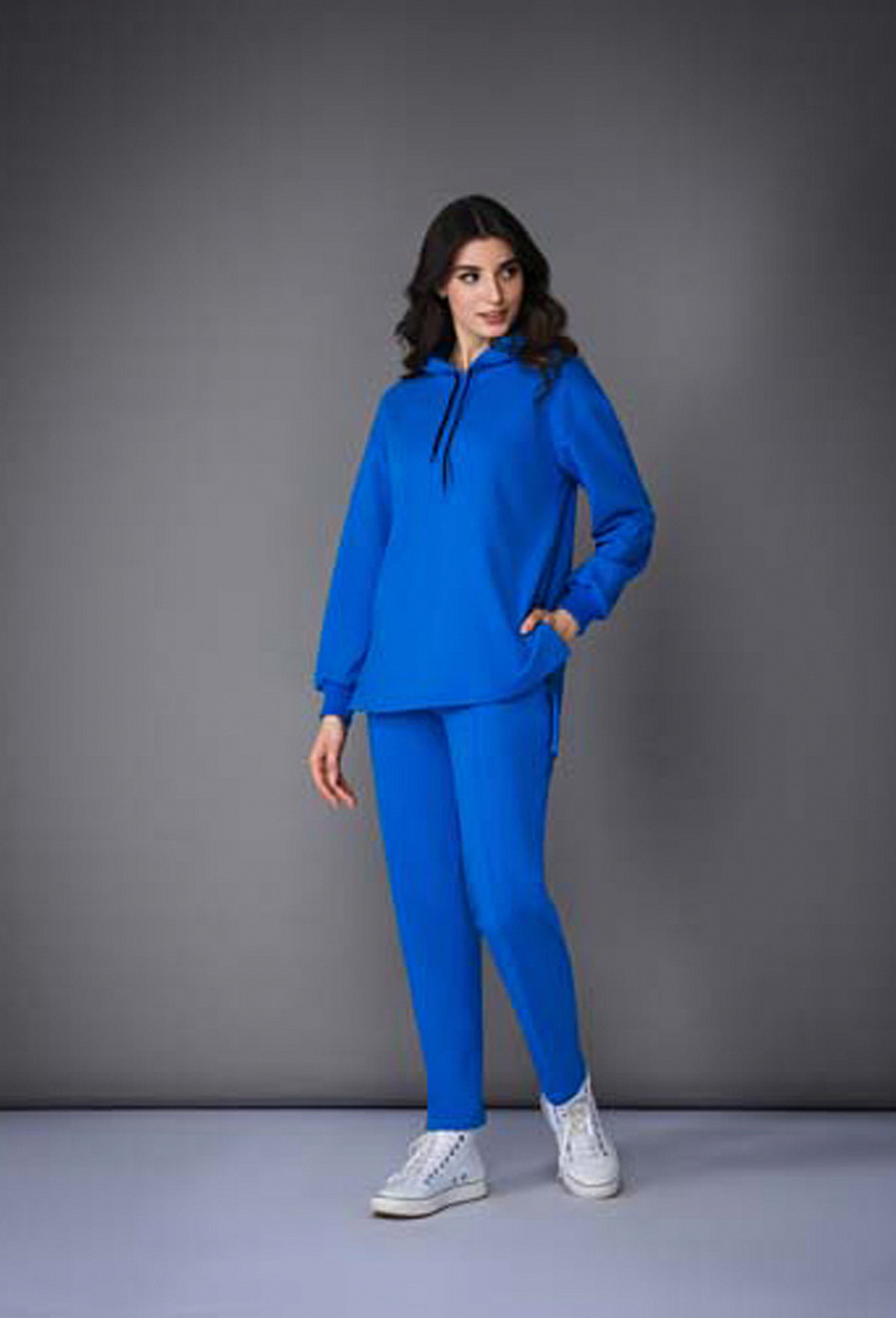 Спортивный костюм с брюками синий 14-04-21 SS