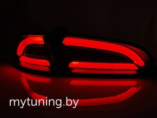 Задние фонари Seat Ibiza 3 smoke red led bar