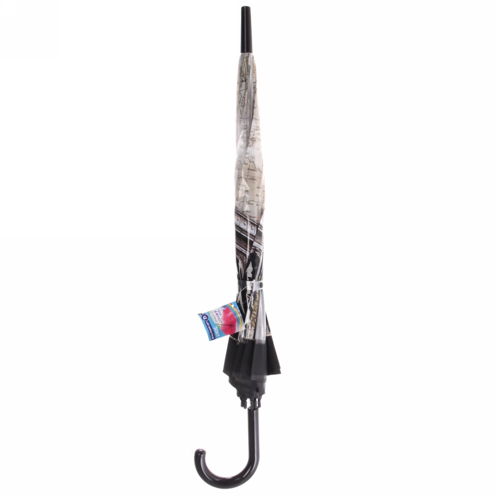 Зонт-трость женский купол «Сити», 8 спиц, микс 4 цвета, d-80см, длина в слож. виде 82см