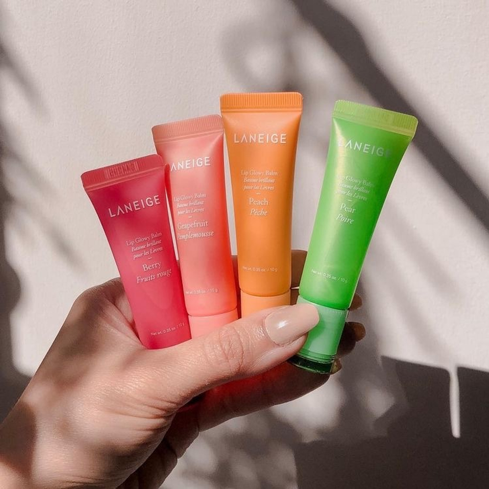 Laneige  lip glowy balm  - Оттеночный ягодно-фруктовый бальзам  для губ