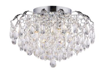 1504/6+6 CR (1) Люстра (RL)