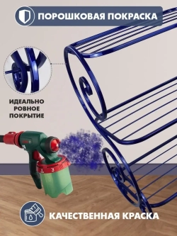 Универсальная этажерка Винтаж-9 синий