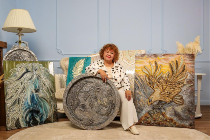 Художница Елена Чеченина