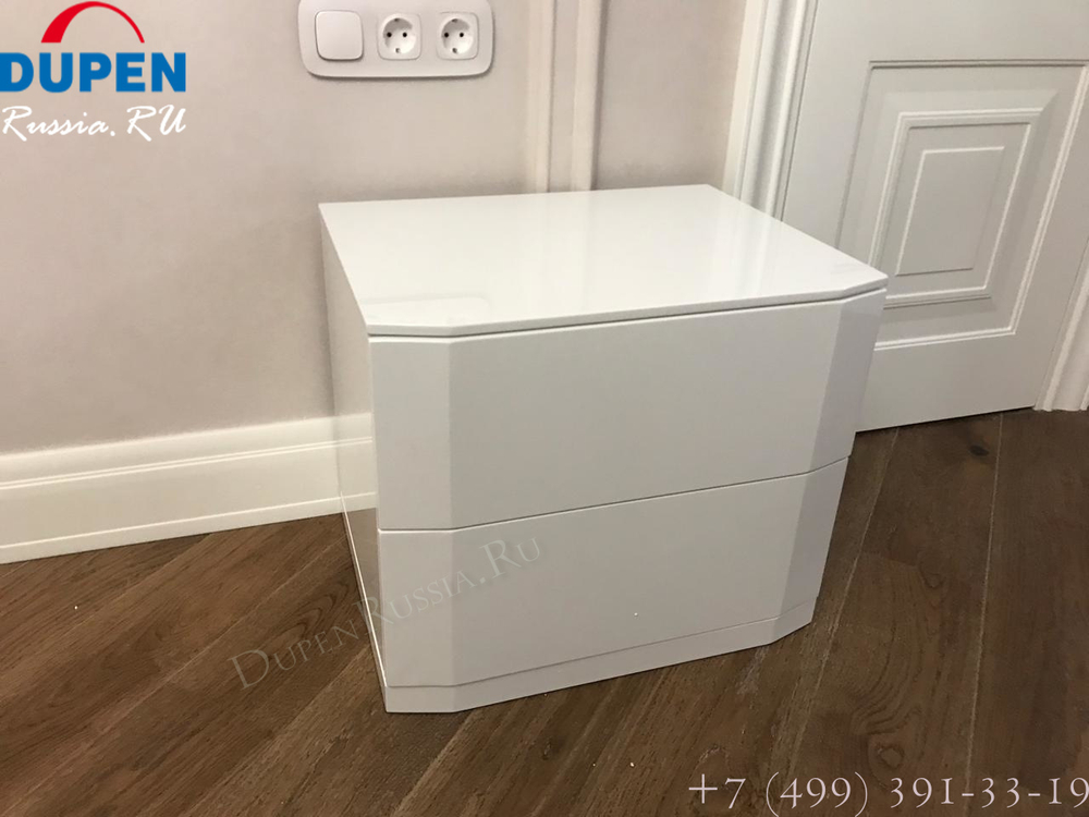 Тумба прикроватная DUPEN M-102 белая