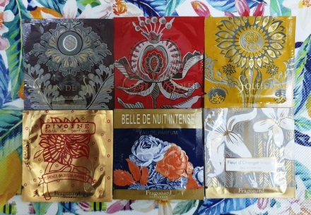 Набор "Парфюмерные воды" из 6 аромасалфеток