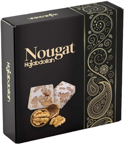 Нуга с грецким орехом в подарочной упаковке 200г