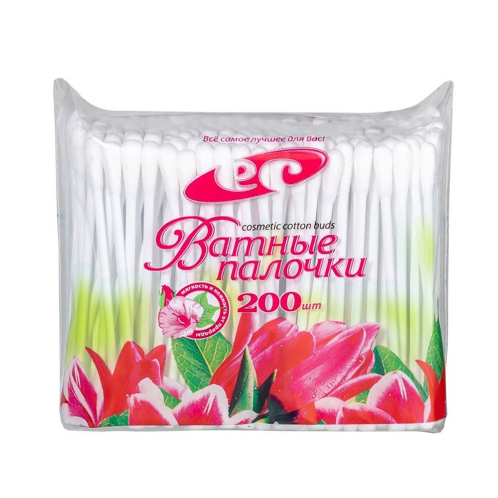 Ватные палочки белые Емельянъ Савостинъ (200 шт)