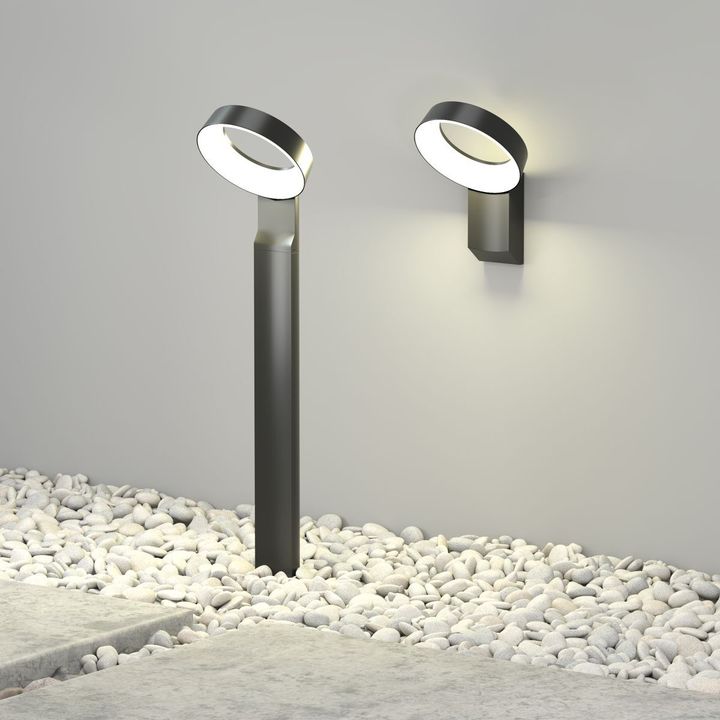 Уличный настенный светодиодный светильник Denkirs Sanvik DK9712-BK