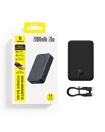 Внешний аккумулятор + Беспроводная зарядка Baseus EnerFill FM41 Magnetic Mini C+Qi 20000mAh 20W (MagSafe)