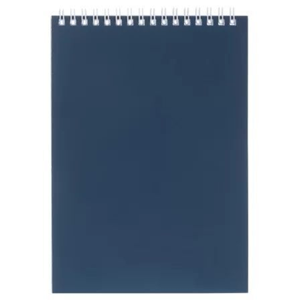 Блокнот А5 60л гребень "SoloMatte. Сапфир" клетка, софт-тач