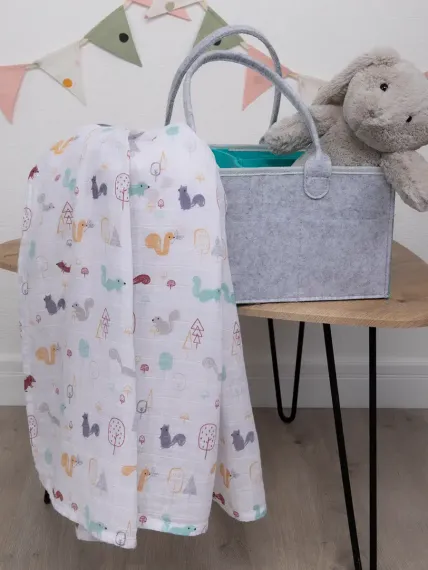 Пеленка муслиновая Baby Nice для новорожденных 120Х120