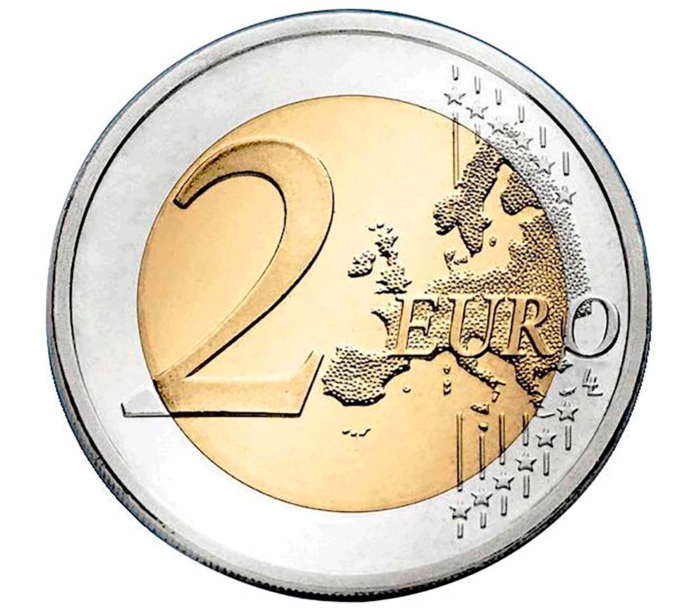 2 евро 200 лет Национальной полиции Испании 2024 г