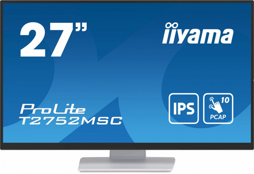 Монитор 27" Iiyama T2752MSC-W1 белый
