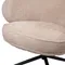 Крутящееся кресло Claude, бежевый шенилл