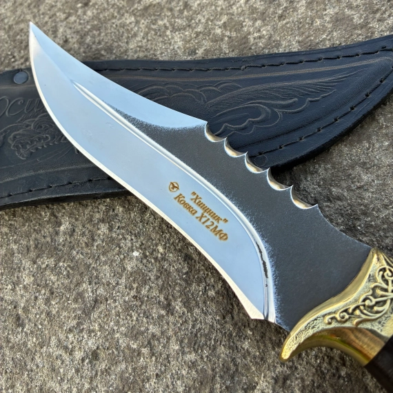 Нож охотничий хищник ковка кизлярский