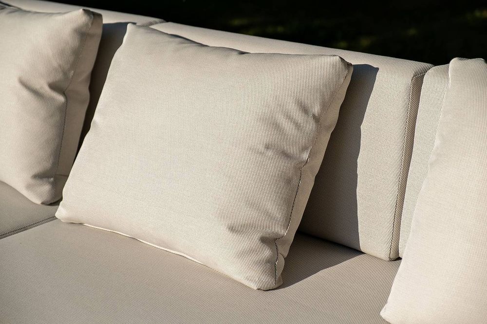 "Мальдивы" трансформирующаяся лаунж-зона из искусственного ротанга, цвет соломенный