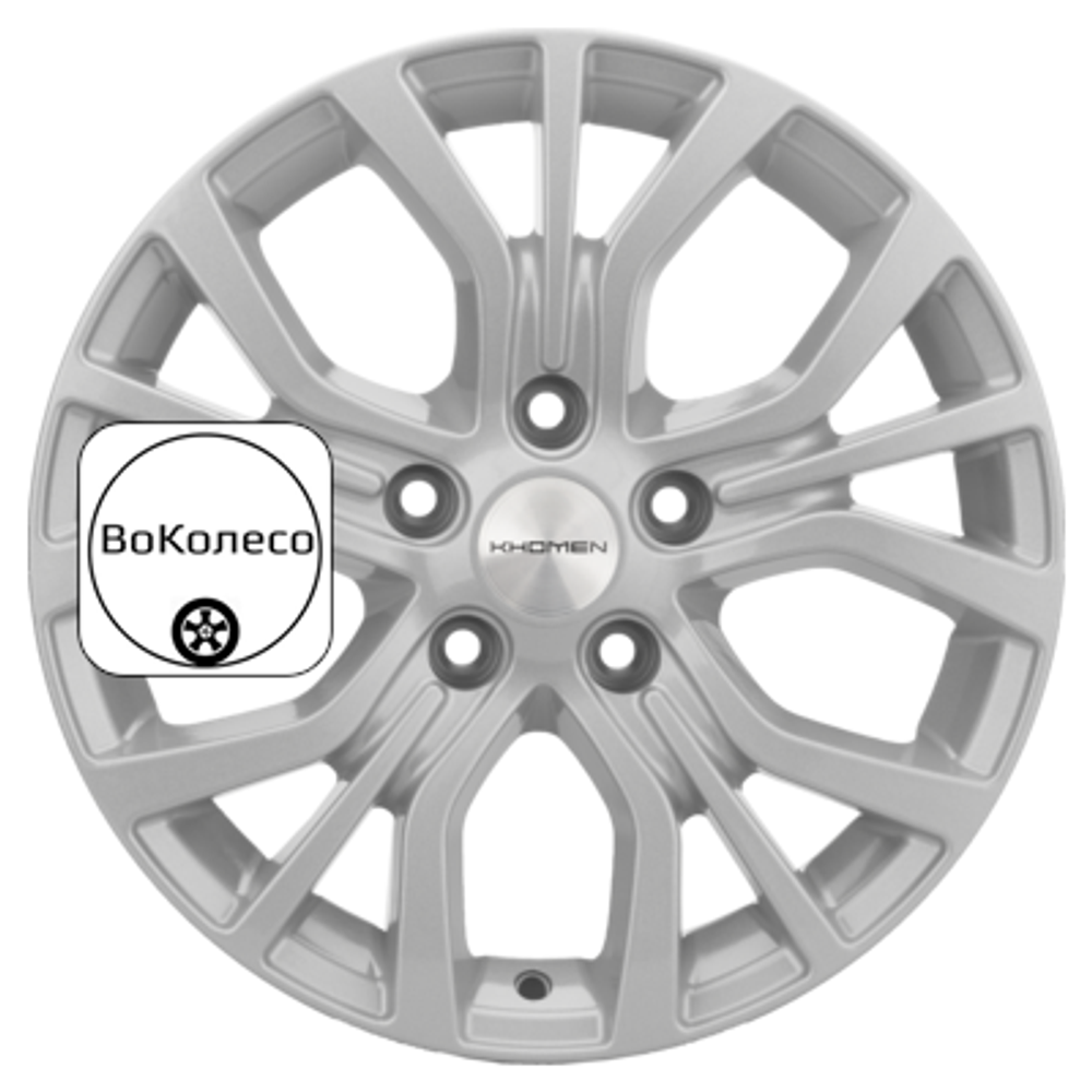 6,5x16/5x114,3 ET40 D66,1 KHW1608 (Qashqai) F-Silver Khomen Wheels