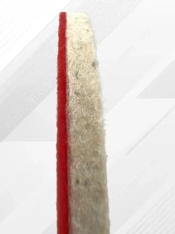 Войлочный круг для полировки под липучку 6х125 мм