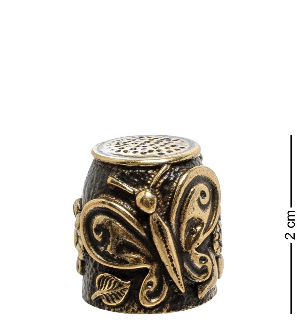 AM-1769 Наперсток «Бабочка и стрекоза» (латунь)