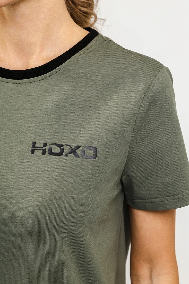 Футболка "НОХО" женская, цвет "Каменный закат"