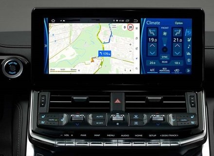 Навигационный блок для Toyota LC 300 2021+ (штатный экран 12.3") - Carmedia BNR-23LCQI Android 10, 8Гб-128Гб, SIM-слот