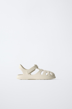 ZARA BAREFOOT САНДАЛИИ, ЭКРЮ