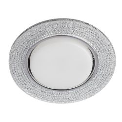 Встраиваемый светильник со светодиодной подсветкой ЭРА DK LD53 WH GX53 белый | Встраиваемые LED светильники