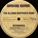 The Allman Brothers Band ‎– Beginnings 2LP (Германия 1976г.) Т