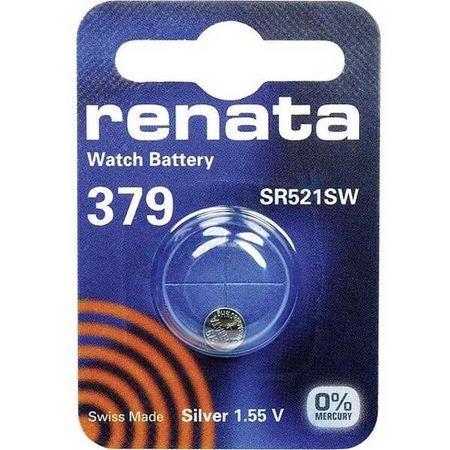 Батарейка Renata 379 (10шт) (SR521SW RW327 SBAC-DC SR63)