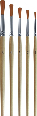 Кисть Синтетика круглая №3 Школьник (Альбатрос)