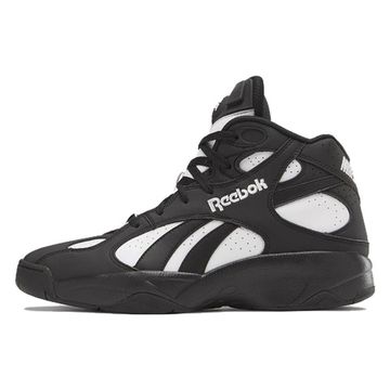reebok The Pump Винтажные баскетбольные кроссовки MID Топ Черно-белая панда Унисекс