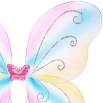 Карнавальный костюм «Радужный окрас» (юбка,крылья,волшебная палочка,ободок)