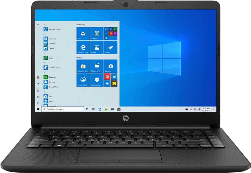 Ноутбук HP 14-dk1014ur Athlon Gold 3150U/4Gb/SSD256Gb/AMD Radeon 530 2Gb/14;/HD (1366x768)/Windows 10/black/WiFi/BT/Cam 22M70EA