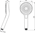 Душевая лейка Ideal Standard B2231AA для душа